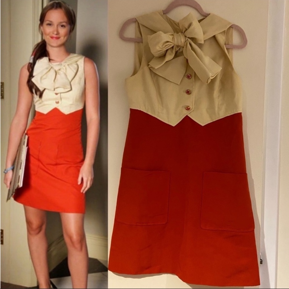 Marc By Marc Jacobs Alessandra Red and Cream Dress